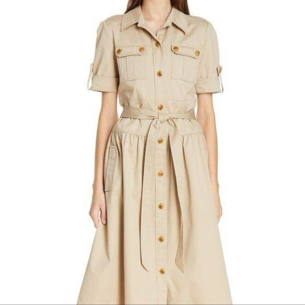 Tory Burch cotton safari dress size 8